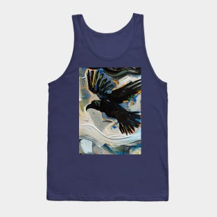 Black raven painting Tank Top